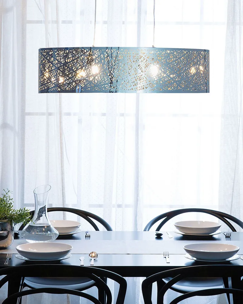 Metal Pendant Lamp Ton argent SEVESO