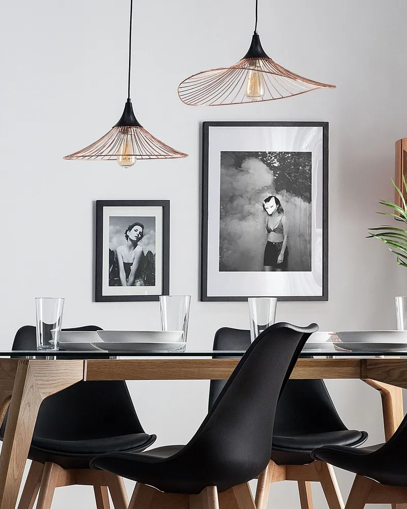 Métallique Pendant Lamp Copper MAZARO - Conforme aux Normes CE