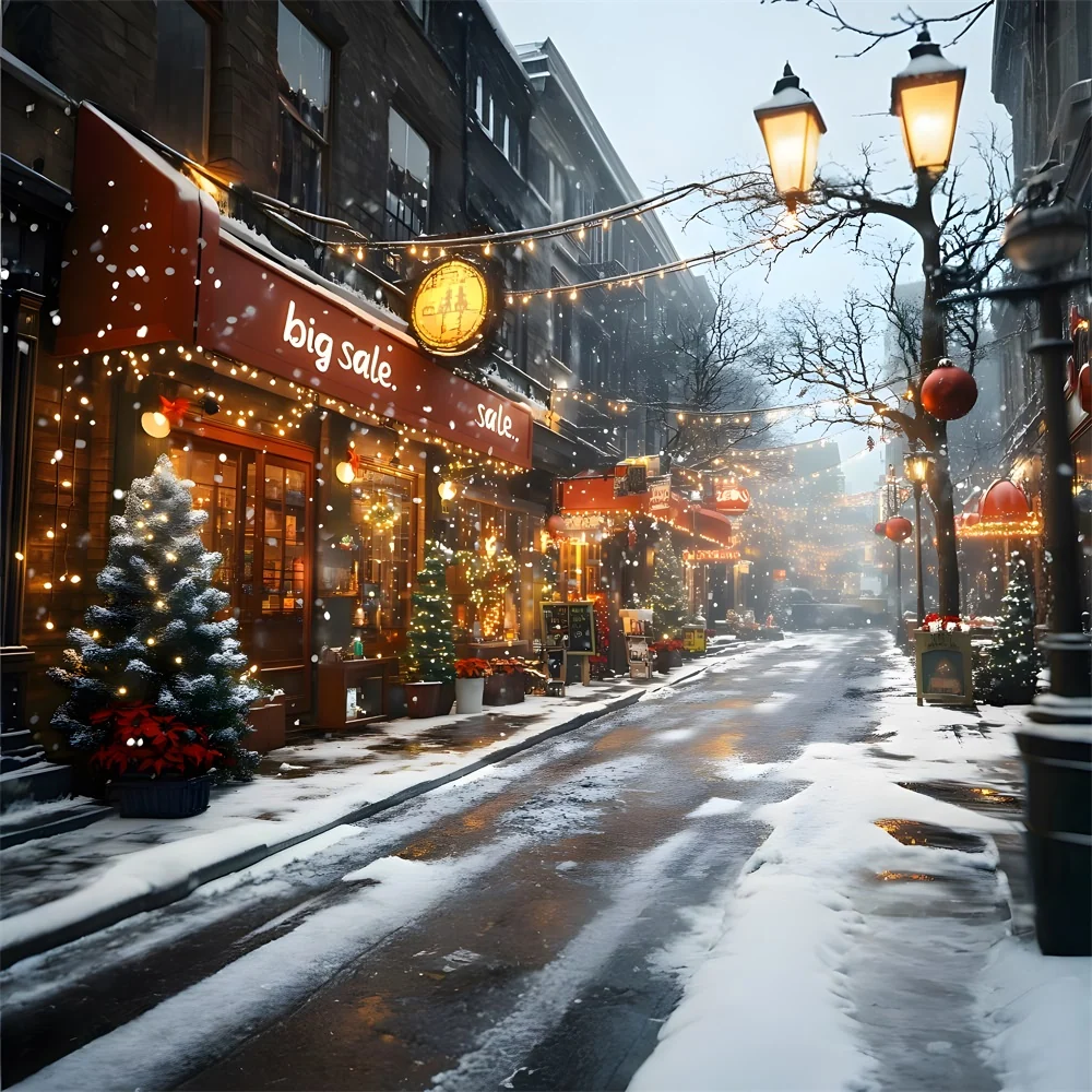 Panneau LED à haut rendement Toile de Fond Charmante de Vitrine de Magasin avec Lumières de Noël RR8-257