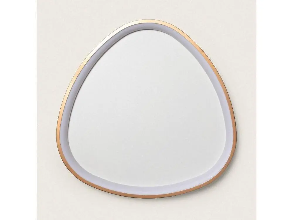 Plafonnier LED Oval 30W Métal Ø600 mm CCT Sélectionnable Owen Doré Haute efficacité énergétique