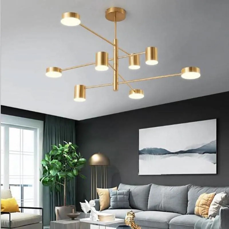 Luminaire de plafond design contemporain Plafonnier Lustre | Wira