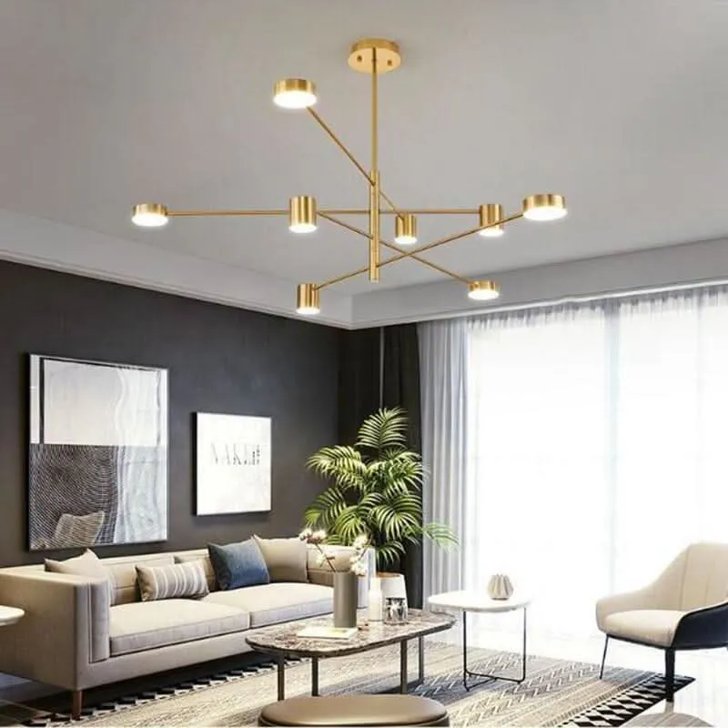 Luminaire de plafond design contemporain Plafonnier Lustre | Wira