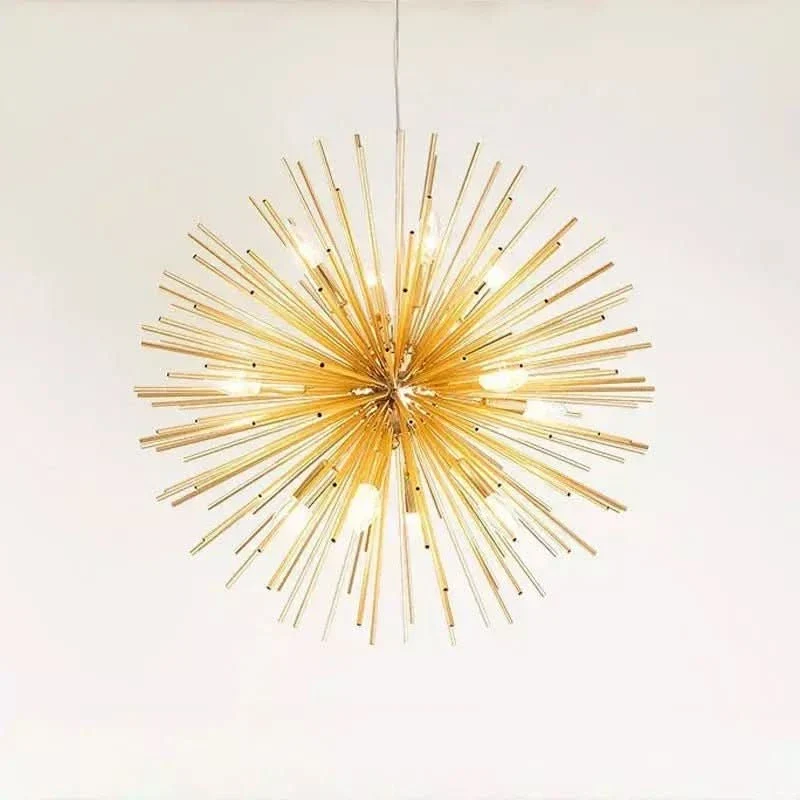 Luminaire Soleil | Rayon d'Or en acrylique dépoli
