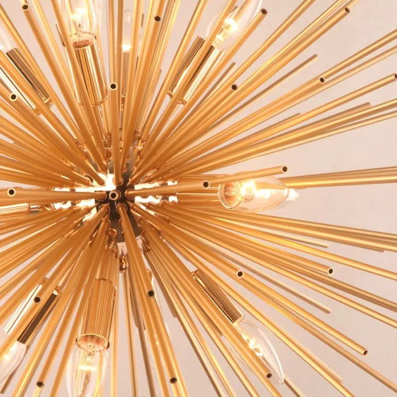 Luminaire Soleil | Rayon d'Or en acrylique dépoli