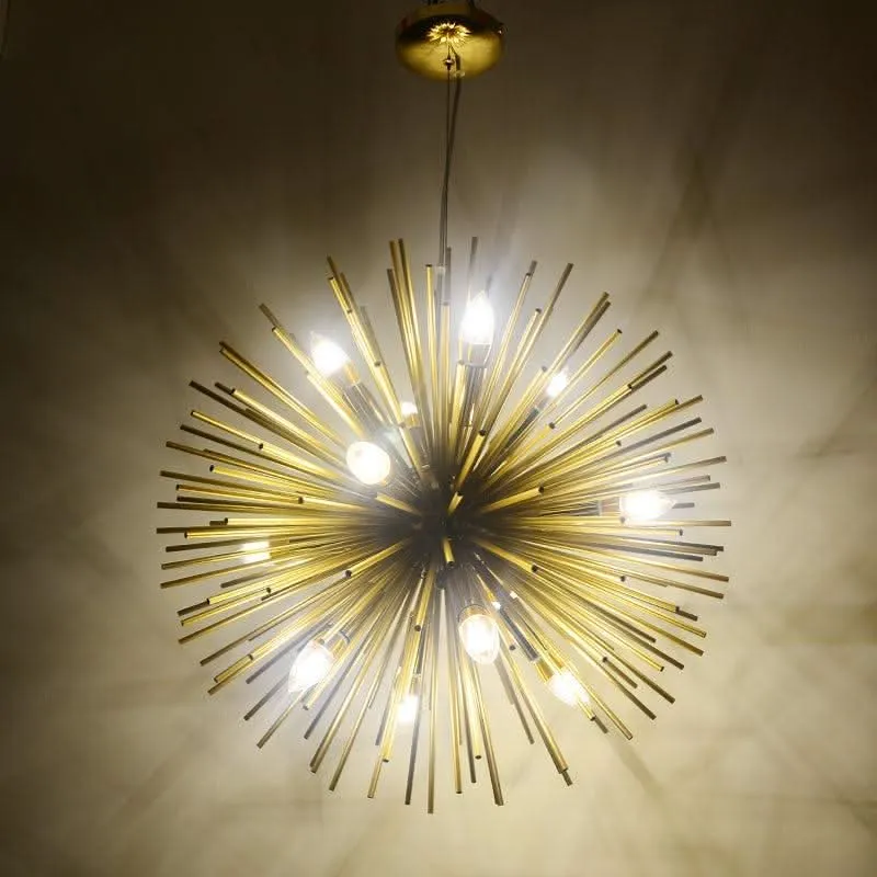 Luminaire Soleil | Rayon d'Or en acrylique dépoli