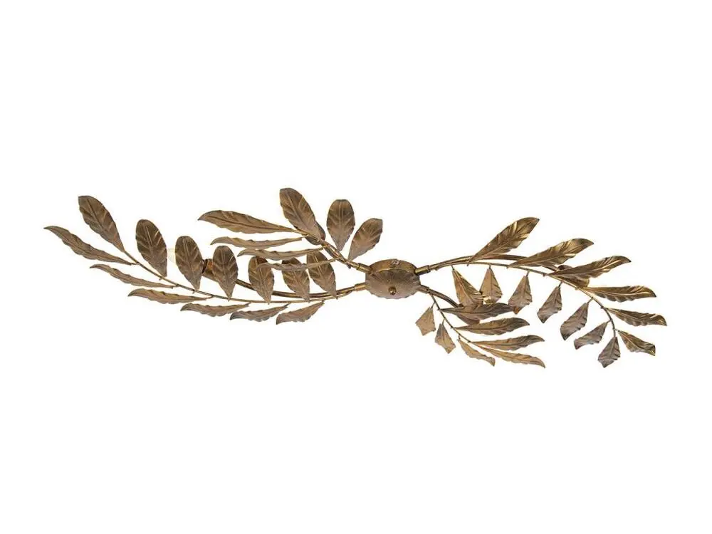 Plafonnier ancien or antique 4 lumières - Tilleul