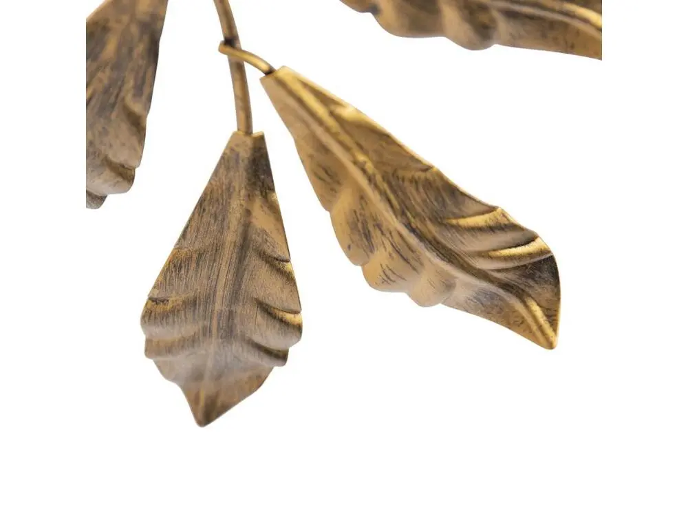 Plafonnier ancien or antique 4 lumières - Tilleul
