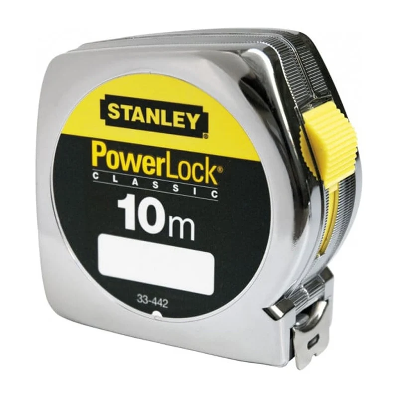 Mesure 10 m x 25 mm powerlock iconique abs - STANLEY - 1-33-442
