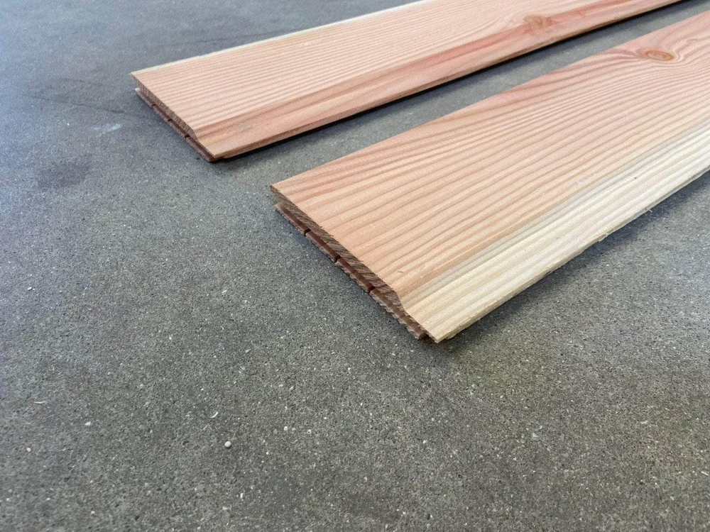 Bardage douglas - 21x132 mm - L=3,96 m (profil Saint-Louis)
