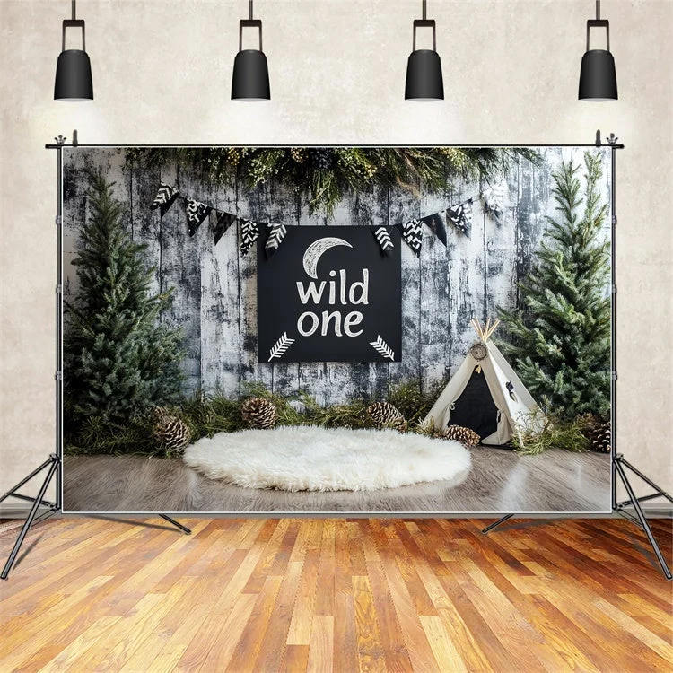 Toile de fond Décor Anniversaire 1 Explorateur êtier CSH6-293