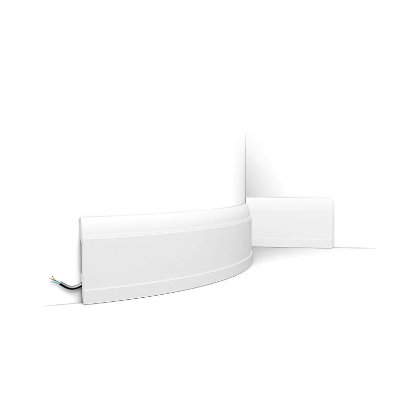 Carton achevé de 20 mètres de plinthes SX104F - 200x14,8x1,7 - ORAC DECOR