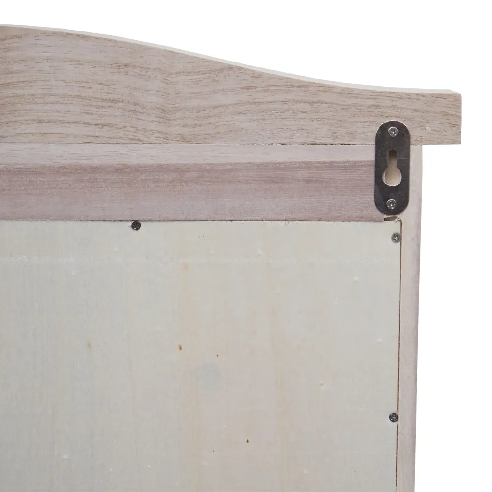 Miroir mural forme fenêtre avec volets 71x46x5 cm en bois vieilli 04_0007888