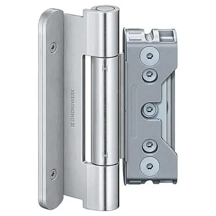 Paumelle porte bois thermique BAKA PROTECT 4010 3D