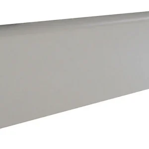 Plinthe arrondie adhésive MDF revêtu blanc 200 x 7 cm, ép.9 mm (vendu par lot de 5)