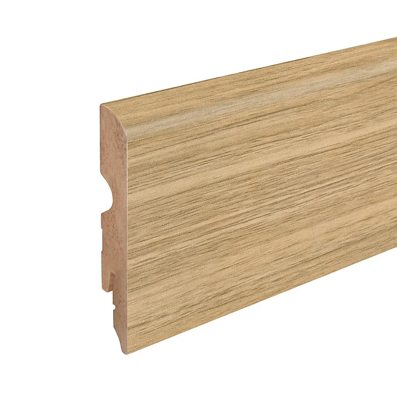 Plinthe arrondie MDF décor 3 chêne GoodHome 220 x 8 cm, ép.13 mm
