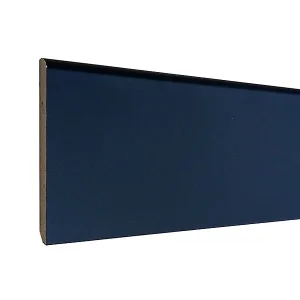 Plinthe arrondie MDF revêtu papier noir 240 x 7 cm, ép.10 mm