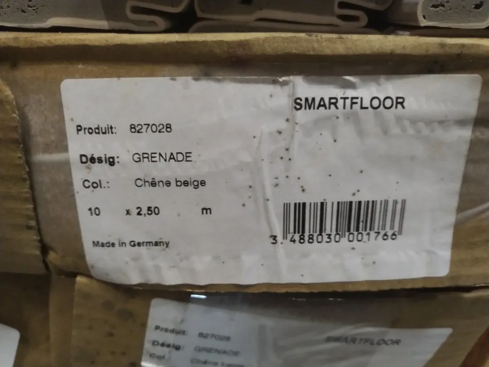 Plinthe SMF décor chêne beige-Lyon 2500x59x17,4mm