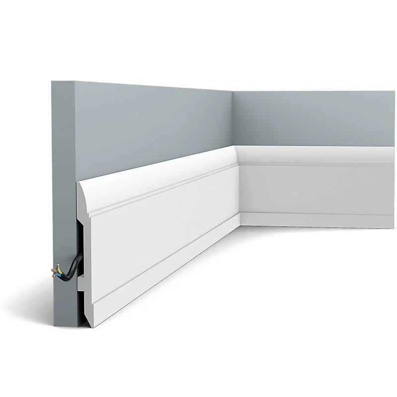 Plinthe tendance au motif linéaire SX104 - L200 x H14,8 x l1,7 - ORAC DECOR