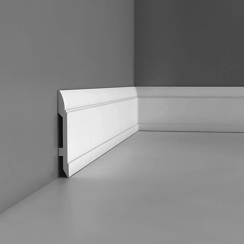 Plinthe tendance au motif linéaire SX104 - L200 x H14,8 x l1,7 - ORAC DECOR