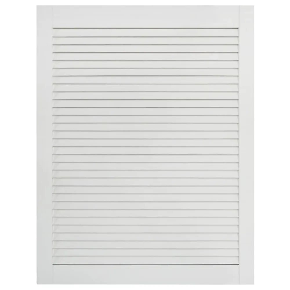 Portes à persiennes 4 pièces bois de pin massif 61,5x39,4 cm blanc 02_0003929