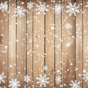 Toile de fond Bois Studio Neige Douce Rustique LXX57-317
