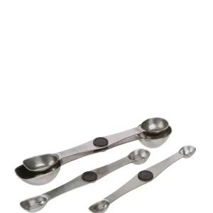 Certifié CE Progressive Measuring Spoon Set - Gris argent