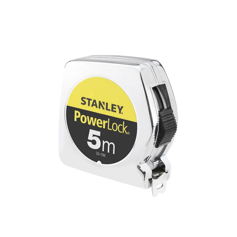Mètre ruban powerlock intemporel abs STANLEY 5 m x 19 mm