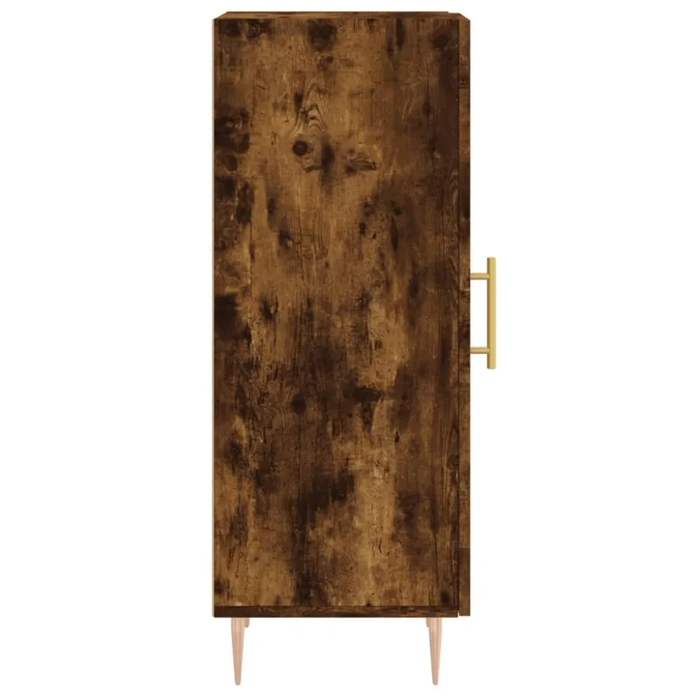 Buffet bahut commode armoire meuble de rangement organisateur cuisine salle de séjour salon 34,5 x 34 x 90 cm bois d'ingén...