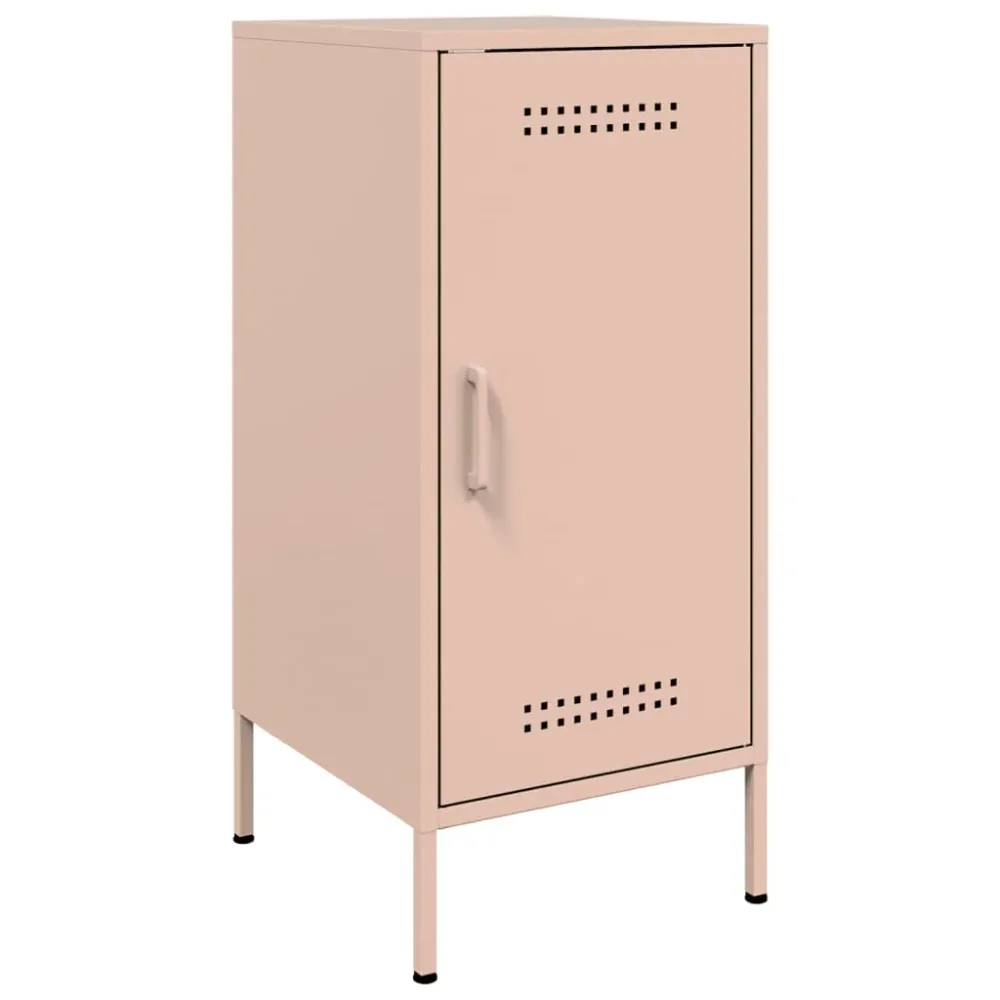 Buffet bahut commode armoire meuble de rangement organisateur cuisine salle de séjour salon 36 x 39 x 79 cm acier Rose 02_...