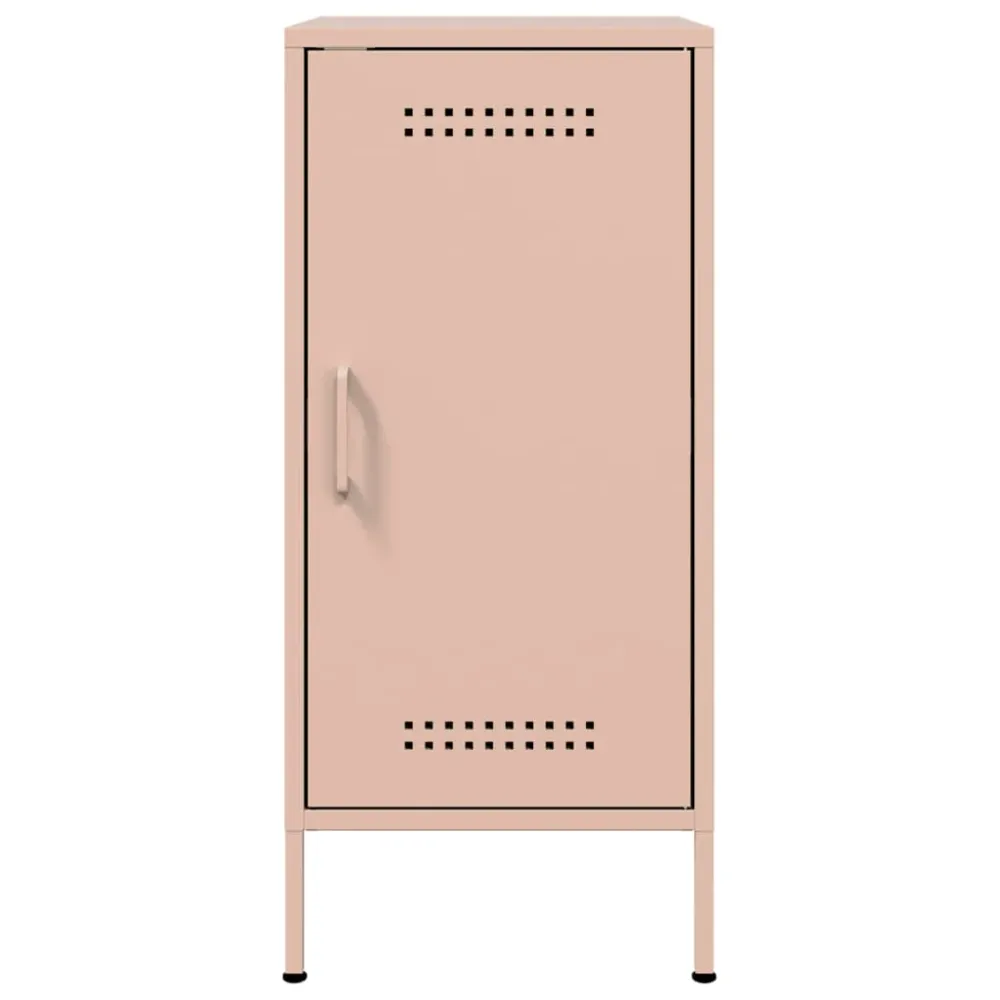 Buffet bahut commode armoire meuble de rangement organisateur cuisine salle de séjour salon 36 x 39 x 79 cm acier Rose 02_...