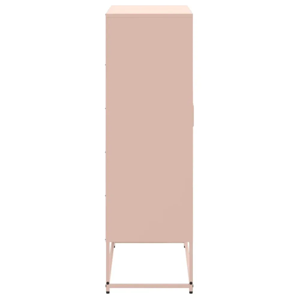Buffet bahut commode armoire meuble de rangement organisateur cuisine salle de séjour salon haut 68,5 x 38,5 x 123,5 cm ac...