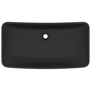 Lavabo de luxe rectangulaire vasque à poser de toilette lave-mains de salle de bain salle cosmétique maison 71 x 38 cm cér...