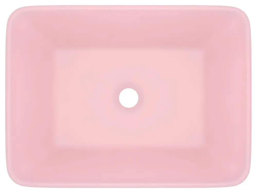 Lavabo de luxe vasque à poser de toilette lave-mains de salle de bain salle cosmétique rectangulaire intérieur 41 x 30 cm...