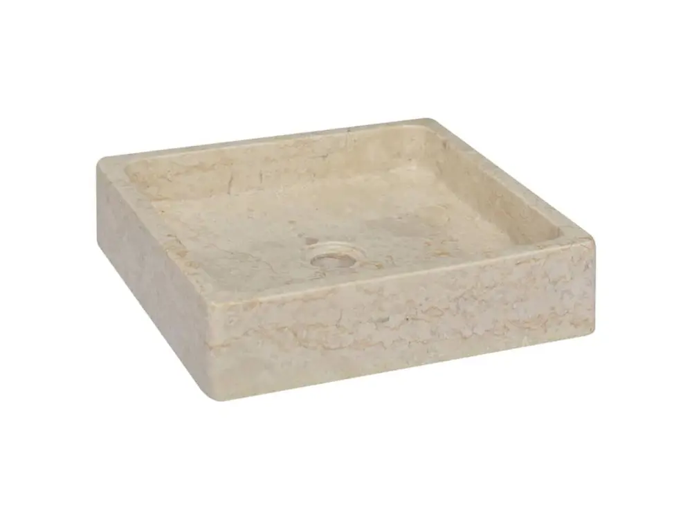 Lavabo de salle d'eau vasque à poser de toilette lave-mains de salle de bain lavabo de salle d'eau maison intérieur 40 x 4...