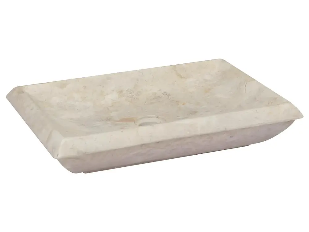 Lavabo de salle d'eau vasque à poser de toilette lave-mains de salle de bain lavabo de salle d'eau maison intérieur 50 x 3...