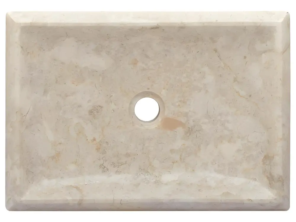 Lavabo de salle d'eau vasque à poser de toilette lave-mains de salle de bain lavabo de salle d'eau maison intérieur 50 x 3...