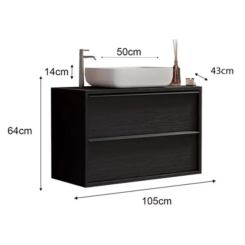 Meuble salle de bain suspendu ARREDOBAGNO CAMPANELLI 2 tiroirs + vasque à poser 110cm