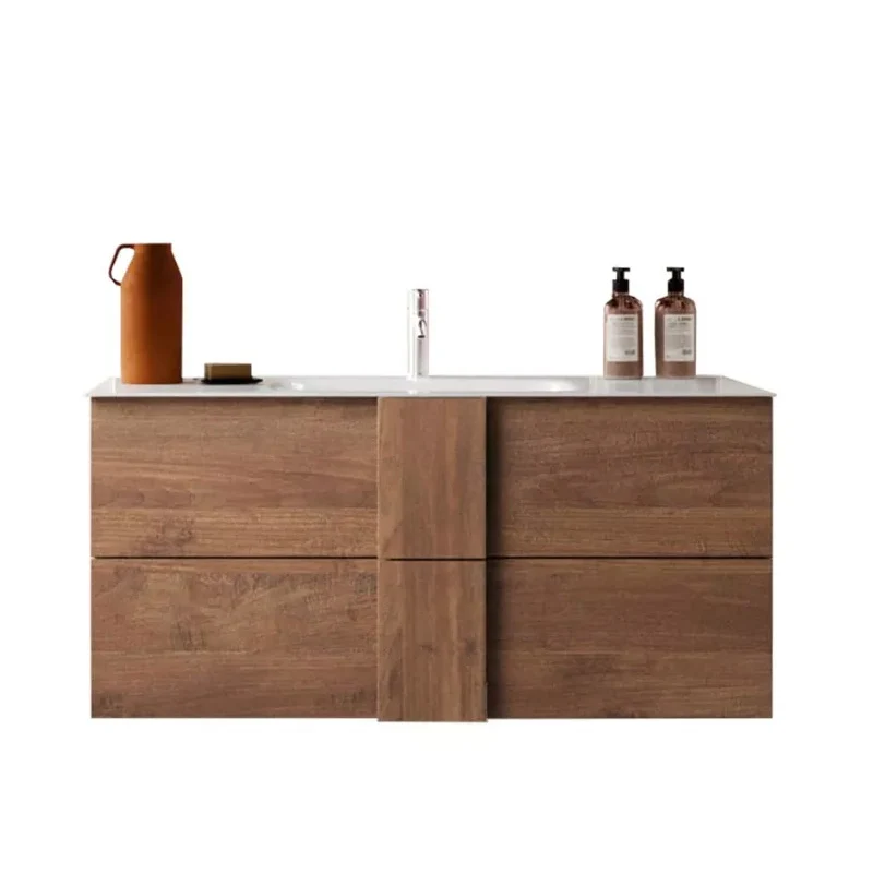 Meuble salle de bain suspendu ARREDOBAGNO CAMPANELLI 2 tiroirs + vasque 100cm | Économie d'Eau | Haute Pression
