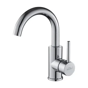 Mitigeur de Lavabo Rotatif à 360° Robinetterie Vasque U-Forme Mitigeur à Eau Froide Chaude avec Barboteur Démotable Pour S...