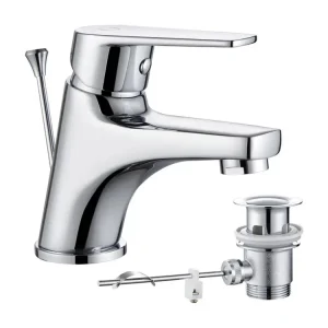 Mitigeur mural Cecipa max Robinet de Salle de Bain avec Tirette, Mitigeur de Lavabo avec Garniture de Vidage,Robinet de La...