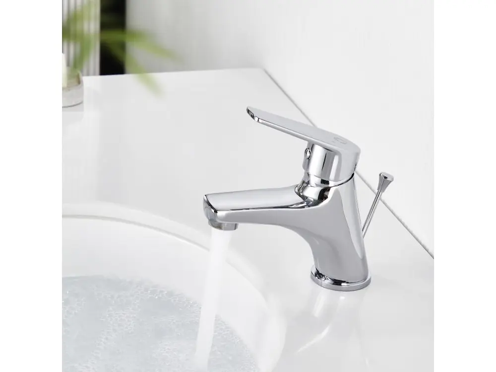 Mitigeur mural Cecipa max Robinet de Salle de Bain avec Tirette, Mitigeur de Lavabo avec Garniture de Vidage,Robinet de La...