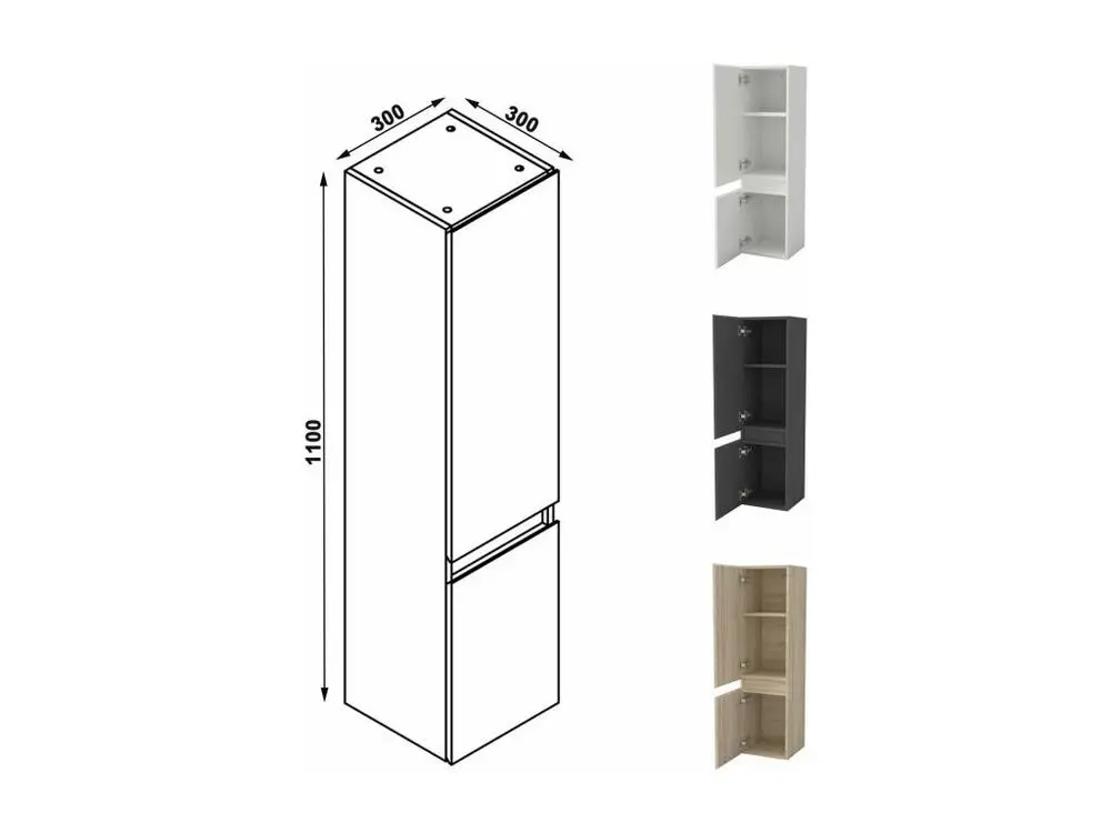 Robinet thermostatique Ensemble meuble vasque L.100cm 2 tiroirs + lavabo + colonne + miroir 100cm,chêne