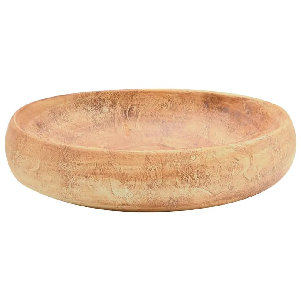 Robinet thermostatique Vasque à poser marron ovale 59x40x15 cm céramique
