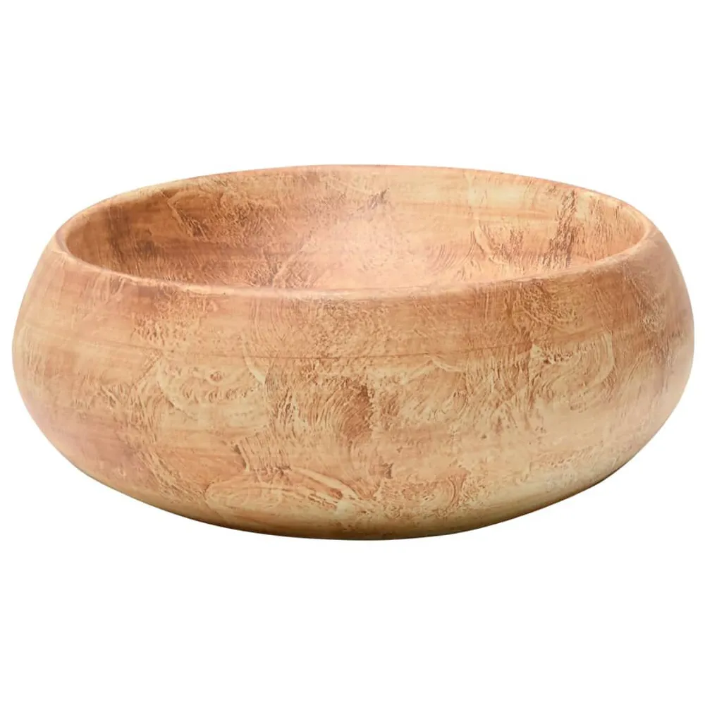 Robinet thermostatique Vasque à poser marron ovale 59x40x15 cm céramique