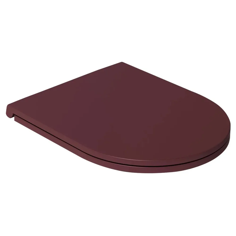 Vaso suspendu Rimless BathCore série Infinity 53x36,5xH40 cm couleur Bordeaux Opaco