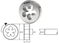 BAER Matrice MF 16 x 15 - HSS-E avec pointe hélicoïdale 121404011 commander à bas prix