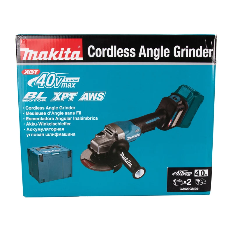 Meuleuse Ø 125mm 2x4Ah 40V XGT ® MAKITA GA029GM201en MAKPAC