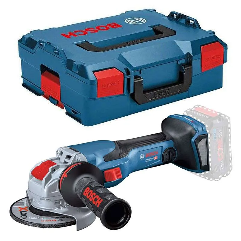 Meuleuse angulaire sans-fil BITURBO BOSCH 06019H6400 - GWX 18V-15 C Expert X-LOCK en L-Boxx (vendu sans batterie)