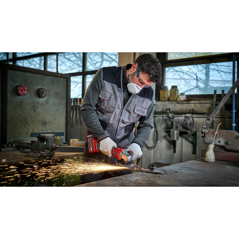 Professionnel Meuleuse d’angle Ø125mm 18V EINHELL TP-AG 18/125 CE Q Li Power X-Change (vendu sans batterie)