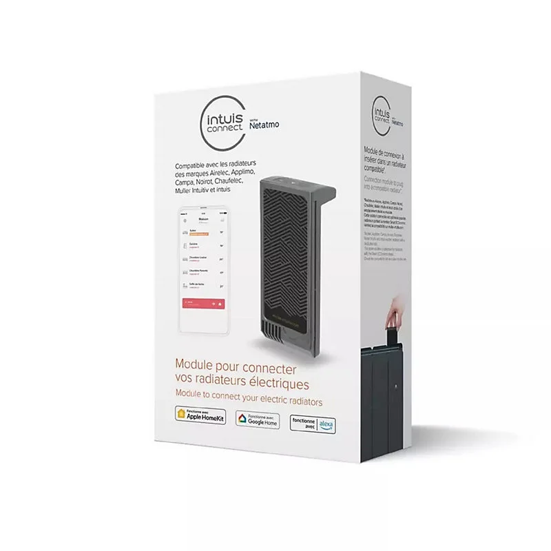 Module de chauffage Wi-fi Netatmo pour radiateur gris Noirot